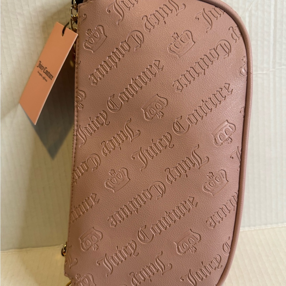 Juicy Couture Blush Shoulder Bag with Gold Chain - Picture 9 of 13